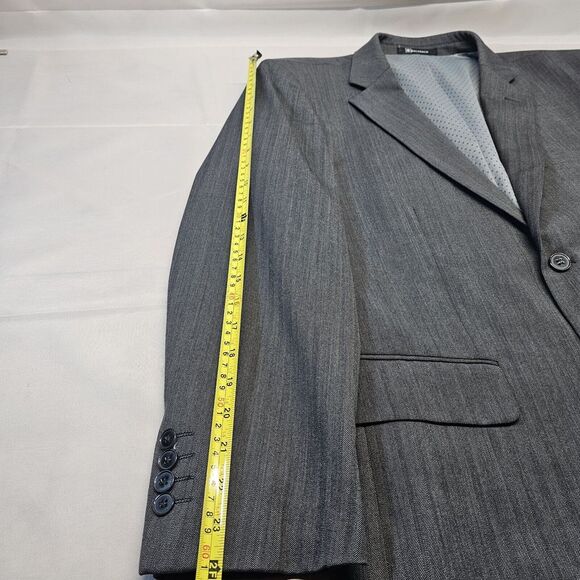 Bachrach Mens Blazer 42s Gray Two Button‎ - Picture 6 of 13